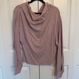 Purple Free People cowl neck sweater, S, Free People